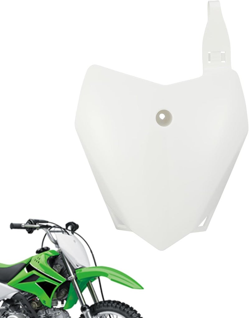 BAOUFF Front Number Plate for KLX110,PP Plastic Dirt Bike Number Plate for KLX 110 2010-2025/KLX110L KLX 110L 2010-2024 - Image 1